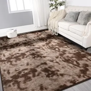 Brown Large Ultra Soft Modern Area Rugs for Living Room,Bedroom, Boys Girls Nursery Room,Home Decor,Thickened Memory Foam Indoor Comfy Rugs, Non-Slip,4‘x6’,5‘x8’,6‘x9’,7‘x10’Feet  rugs living room