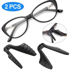 2PCS Silicone Anti-Slip Stick On Nose Pads for Eyeglass Sunglasses Eye Glasses
