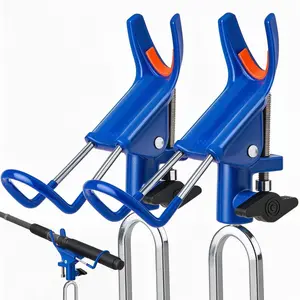 Fishing Rod Holder for Ground, Pole Holders for Bank Fishing, Upgraded Fishing Gear, 360 Degree Adjustable,Folding Catfishing Equipment, Portable & Rust-Proof Pole Stand-2 Pack