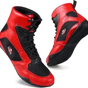 RightPunch Professional Boxing Shoes Breathable Wrestling Shoes, Training Shoe for Adult & Youth Men Women Non Slip Rubber Sole Lightweight Boots