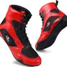 RightPunch Professional Boxing Shoes Breathable Wrestling Shoes, Training Shoe for Adult & Youth Men Women Non Slip Rubber Sole Lightweight Boots