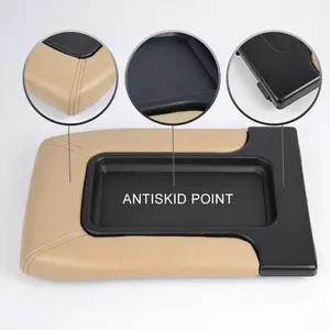 Center Console Cover Fit For 2001-2006 Chevy Silverado/GMC Sierra  Lid Arm Rest Latch Center Console Cover Latch Repair kit-beige