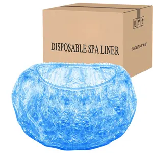 TP HTown Pedicure Bowl Liners, Fit All Pedicure Spas Tub, Disposable Pedicure Liners, blue, 400-Count