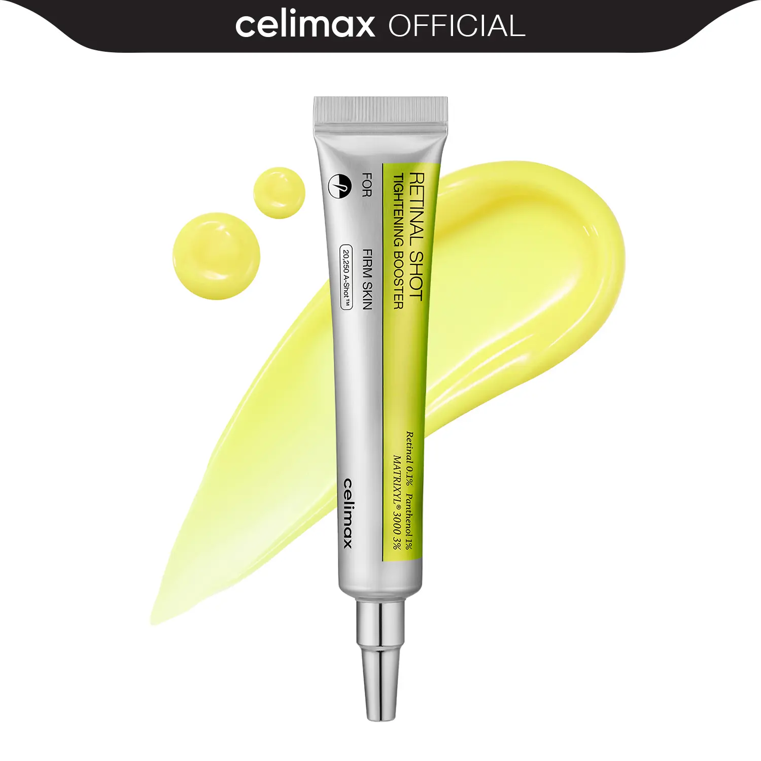 [celimax official] The Vita A Retinal Shot Tightening Booster | with Retinal, Matryxyl, Pore Minimizer, Wrinkles & Fine Lines, Firmer Skin, 15ml, Retinol Skincare