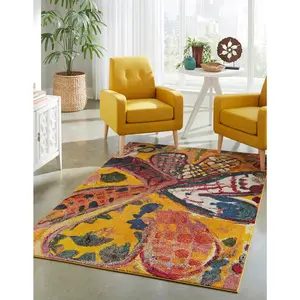 Yellow Haerfest Rug