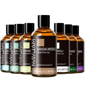 Essential Oil 100ML with Precision Dropper - Sandalwood, Lavender, Eucalyptus, Vanilla