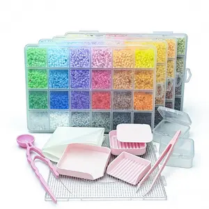 40000pcs 2.6mm Craft Bead Melt Kit, DIY Jewelry Making Set, Creative Holiday Decoration Handmade Supplies, Multi-Tool Artisanal Tools