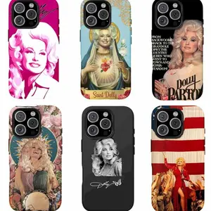 Dolly Parton “I Will Always Love You” Lyric Phone Case, Waterproof Black TPU Protective Cover, Tough Shockproof Slim Fit, Music Fan Gift, Compatible with iPhone 11-17 Pro Max/Plus