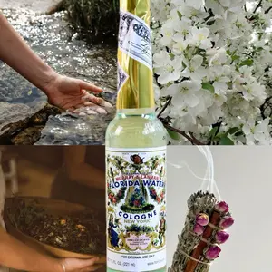 Spiritual Florida Cologne Water Agua Florida 7.5 oz Aura Cleanse Energy Refresh Ritual Cologne for Cleansing Protection Good Vibes