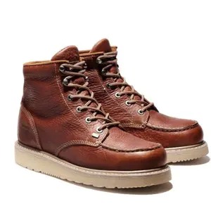 Timberland PRO Men's 6" Barstow Work Boots -Moc Toe Color Tan