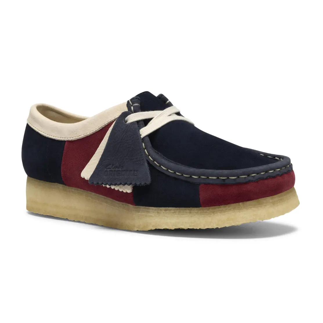 Clarks Wallablee Lo - 26185584 - Navy Stripe (WOMEN'S)