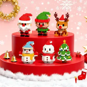 Christmas Reindeer Building Blocks Set 210PSC Snowman 166PSC Reindeer 147PSC Tree 174PSC Santa Compatible Lego Advent Calendar 2025 Toys for Kids Boys Girls Adults