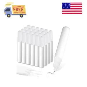 24 Pcs Art White Glue Stick Pens Bulk Quick Dry Tacky Glue Pens Classroom Supplies for DIY Arts and Crafts Projects
