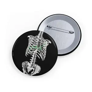 Bone Heart Uptrend Pin