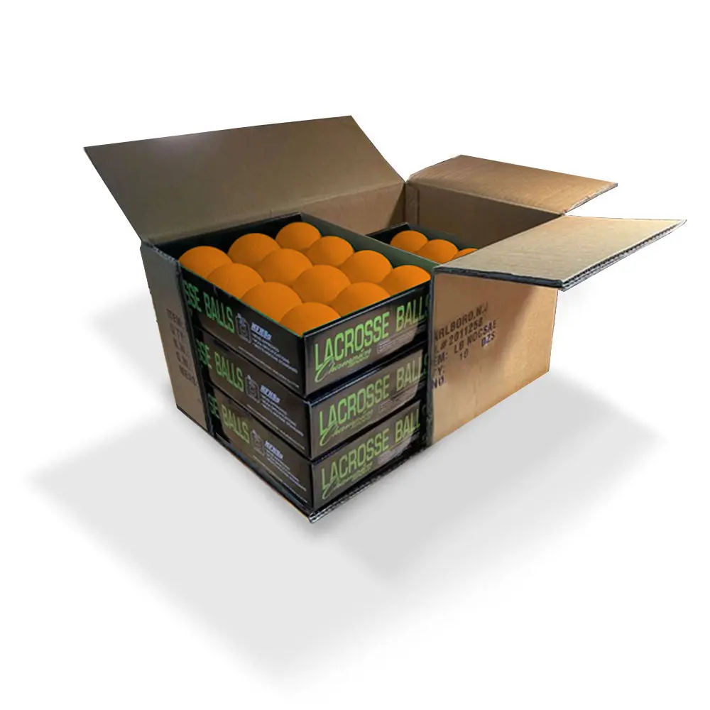 Orange Lacrosse Balls 60 Pack, Molded Rubber Game Balls, NOCSAE, SEI, NCAA & NFHS Approved for Games/Tournaments, Lacrosseball, Sei Certified