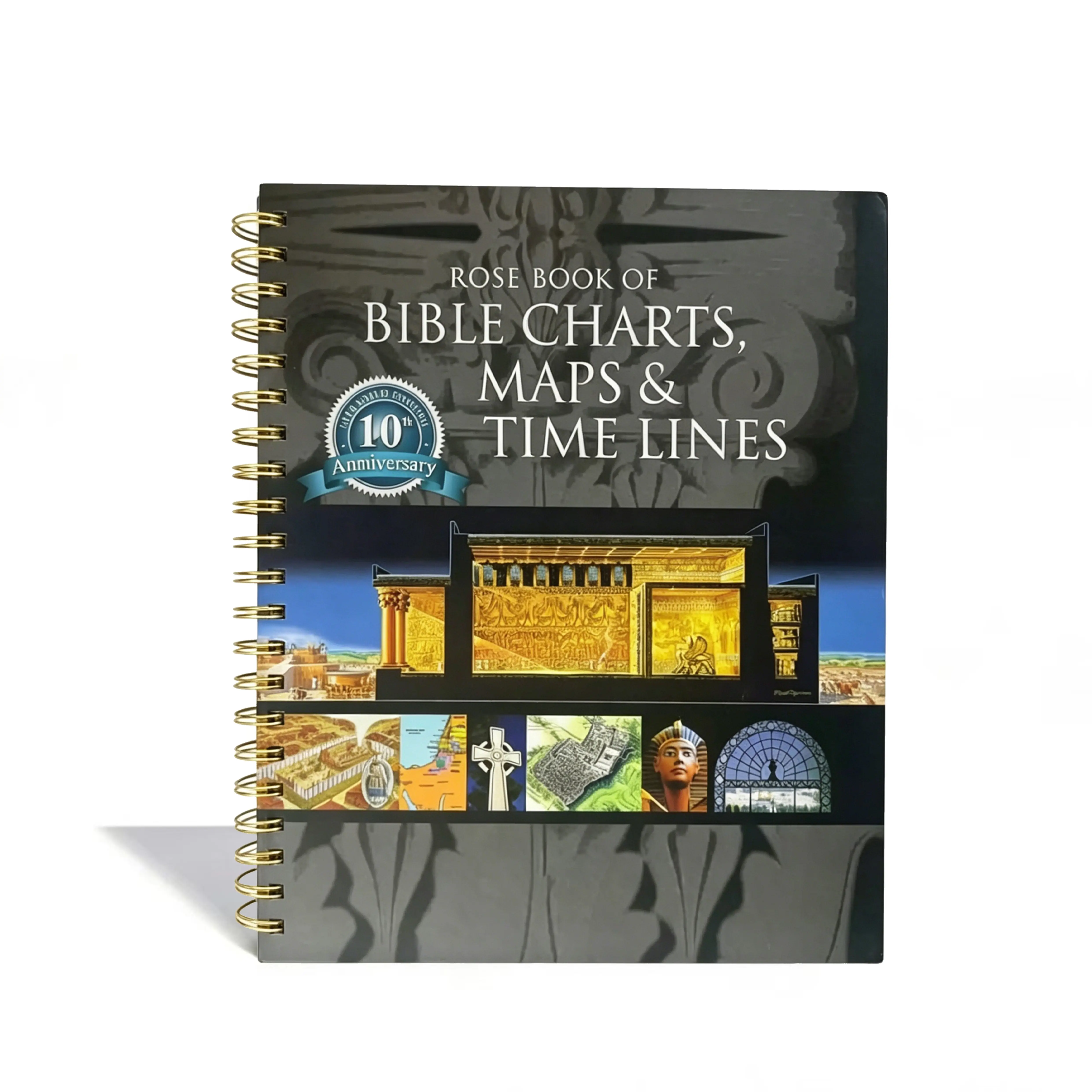 Biblical Timeline Made Easy Bible Study Book – Rose Bible 10th Anniversary Edition, Beginner's Bible Guide & Workbook, Must-Have Bible Study Resource, Father's Day Gift