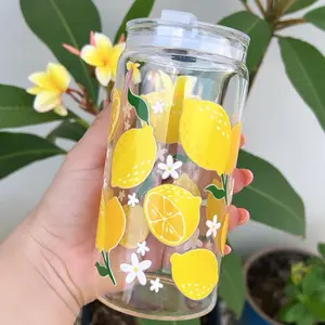 Lemon glass cup