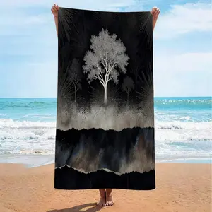 `1-Pack Gothic Tree of Life Beach Towel, Quick Dry Absorbent Pool Towel, HD Digital Print Camping Towel, Lightweight Bath Towel Blanket for Beach, Pool & Travel`