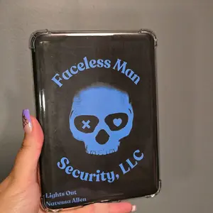 Lights Out Faceless Man Inspired Kindle Case Insert