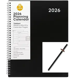 Anime Stretchable Metal Ballpoint Pen Set, A4 Coil Notebook, Smooth Writing, Leather Holder, Student Teacher Office Gift