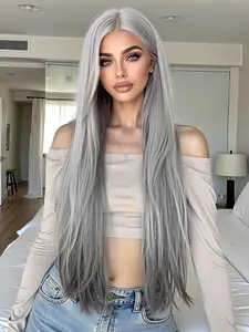 Pre-Cut Snow Lace Front Wig, Natural Look Hair, Easy Wear and Maintain, Suitable for Daily Use and Special Occasions