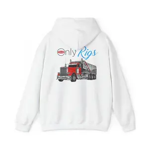 Peterbilt Dump Truck Custom Hoodie | Big Rig Trucking Sweatshirt