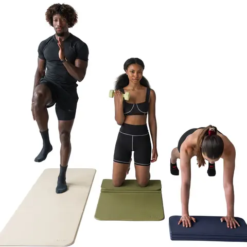 Stakt The Original Foldable Yoga Mat - Premium folding exercise mat & workout mat with non-slip surface, portable for studio or home use, as seen on Shark Tank