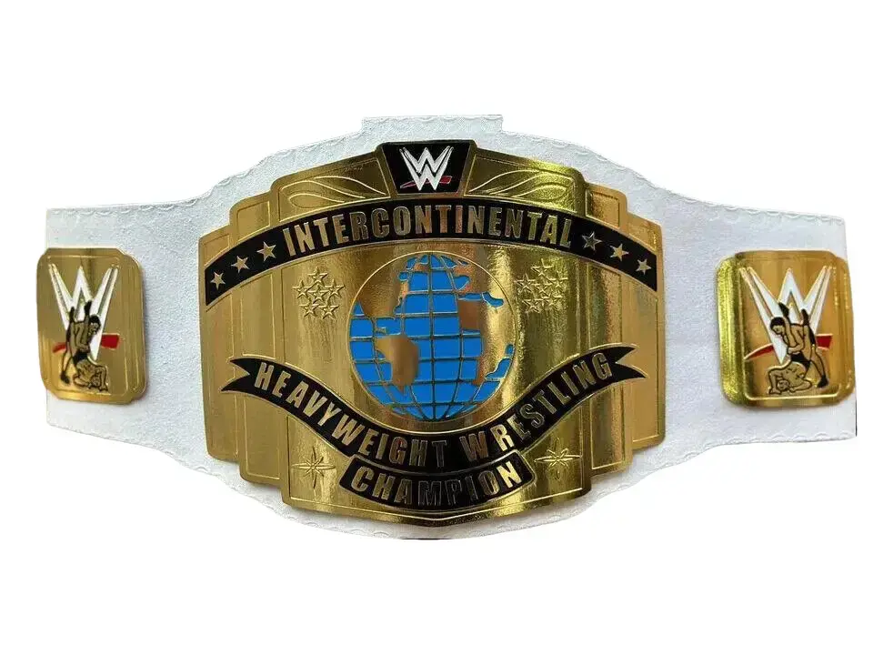 Intercontinental Heavyweight Championship Replica Belt 2mm White Strap