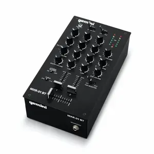 Gemini MXR-01BT: 2-Channel DJ Mixer with Bluetooth – Compact, Rugged, and Ready to Rock Your Set!