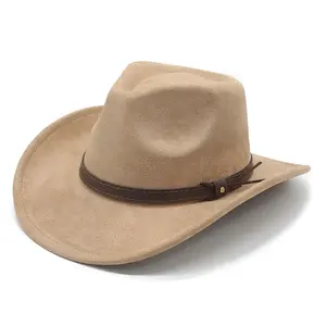 Western Cowboy Hat for Women Men Small Short Wide Brim Beach Cowgirls Cattleman Cowboys Hats
