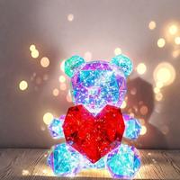 Rainbow Heart Bear