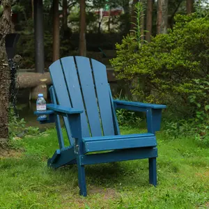 Folding Adirondack Chairs Patio Chairs Outdoor Adirondack Chair Weather Resistant Chair for Patio, Deck, Backyard, Fire Pit Chair, Outside, Campfire Chairs