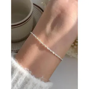 Simple Fashion Classic Minimalist Bracelet, Casual Matching Trendy Link Bracelet, Classic Fashion Accessories for Daily Wear, Elegant Minimalist BangleGift