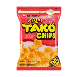 NONGSHIM Korean Octopus Chips Family Pack 286g | Popular Korean Snack