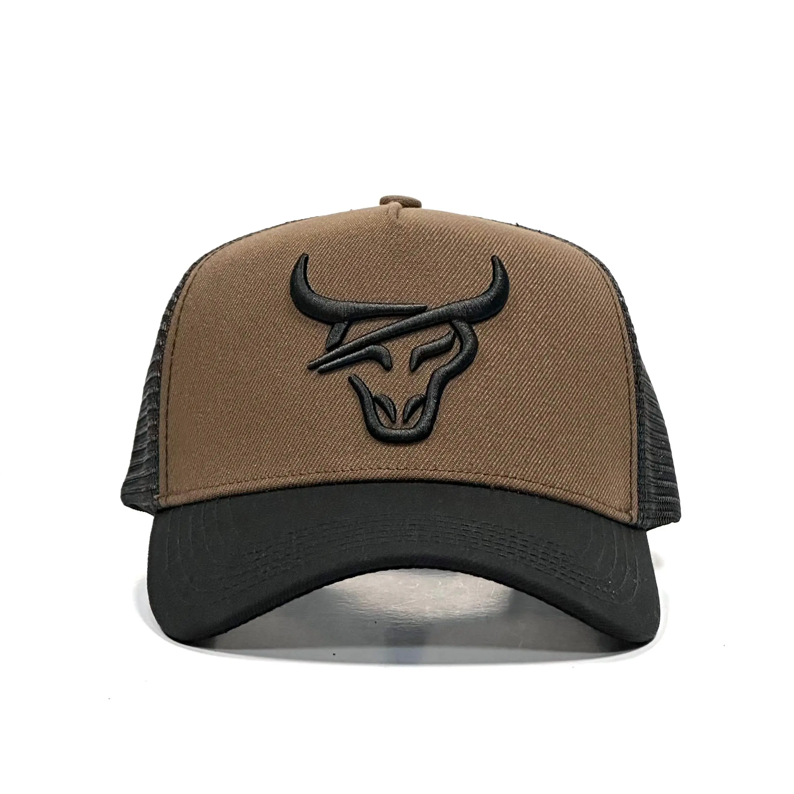 HONKER BULL HAT BROWN/BLACK - MESH