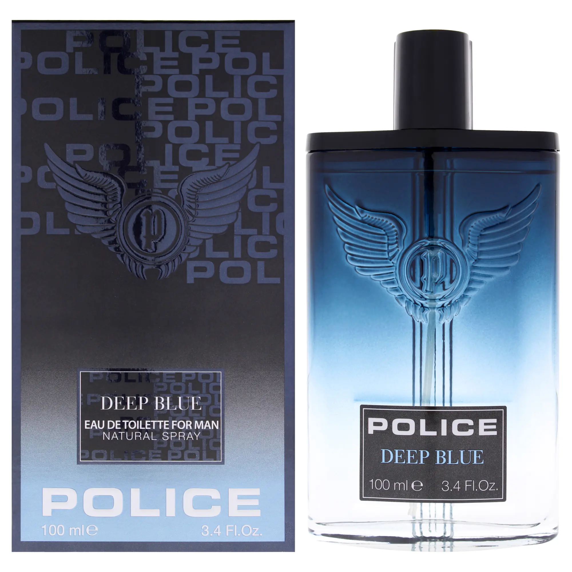 Police Deep Blue by Police for Men - 3.4 oz EDT Spray