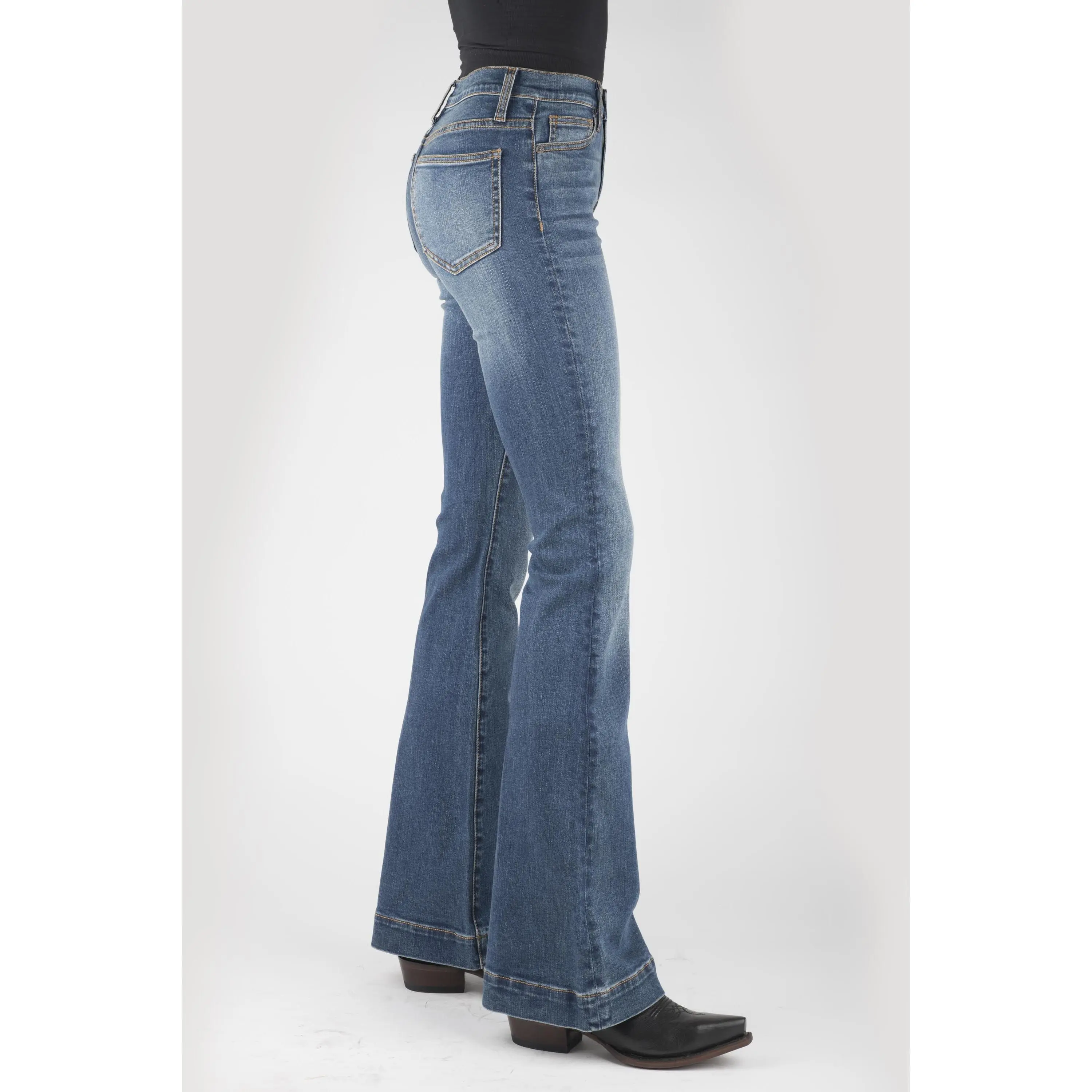 Women's Stetson Light Wash High Rise Western Jean