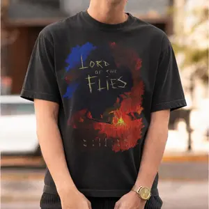 The Lord Of The Flies Comfort Colors T-Shirt, Vintage Feel Movie Book Lover Shirt, Survivor Dystopian Book Lovers Tee, Classic Fan Gift