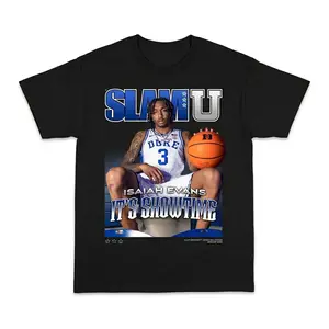 [MADE IN US] SLAM Cover Tee - Isaiah Evans, Basketball Player Graphic Shirt, College Basketball Fan Shirt, Sports Athlete Shirt, Vintage Basketball Shirt, Game Day Fan Shirt, Basketball Lover Shirt, Gift for Sports Fans