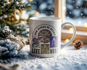 Red Rising Live Mug Sci-Fi Book Quote Mug