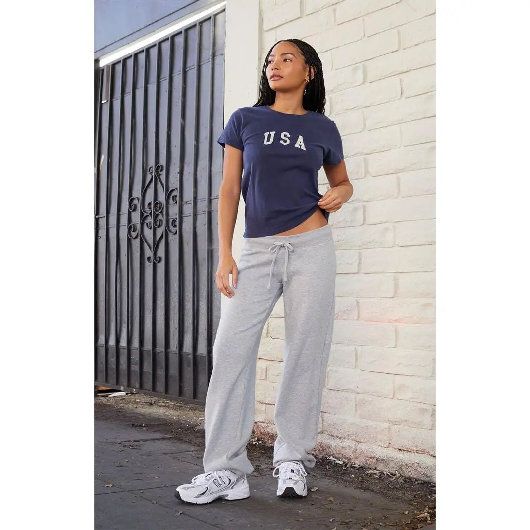 John Galt Women's Silver Hilary Yoga Sweatpants