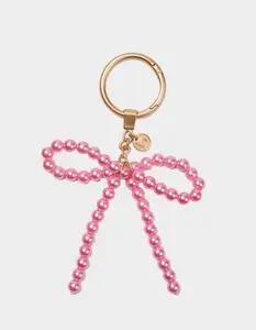 BOGG BAG Bogg'd And Charmed Bow Bag Charm, Pink