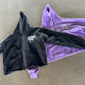 paxx cropped zip ups