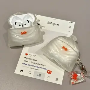 Creative Trash Bag Goldfish AirPods 1/2/4 Case, Apple Wireless Bluetooth-compatible Protection Cover, Model Xinghao, No Ca Prop 65 Re