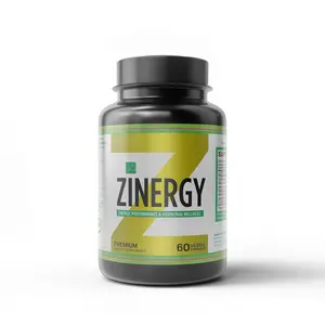 Dr. Zisman ZINERGY Natural Energy & Vitality Support – All-Natural Formula for Men and Women – Enhances Energy Levels & Hormonal Balance – 60 Premium Capsules