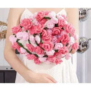 33 Pointed Rose Bouquet Blanket, Soft and Skin-Friendly Knitted Blanket, Dual-Use for Home and Office, High-Value Gift for Girlfriends