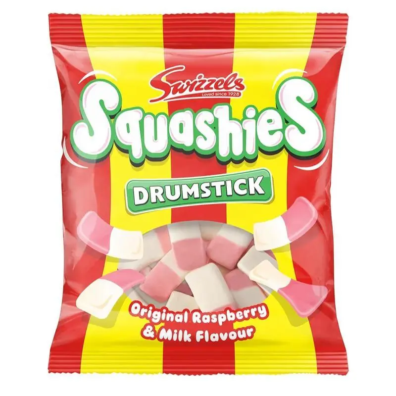 Swizzels Squashies - Original Raspberry & Milk - UK Import