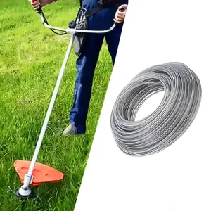 1pc Heavy-Duty 32.8ft Steel Wire Nylon Line, 3.0mm Diameter - Thick Weed Trimmer, Durable Grass Cutting Rope, Lawn Mower Accessory for Brush Cutters & Garden Tools, Garden Weed Control, Lawn Maintenance|Durable Cutting Line|Thick Cutting Rope