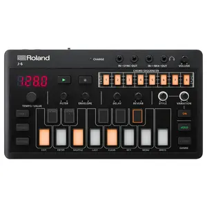 Roland AIRA Compact J-6 Portable Song Creation Machine with Professional Sound & Features JUNO-60 Synth Engine 100 Chord Sets 64-Step Sequencer