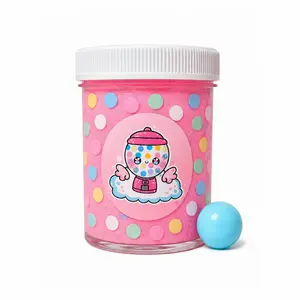 Bubblegum Cloud Slime – Fluffy Slime with Charm